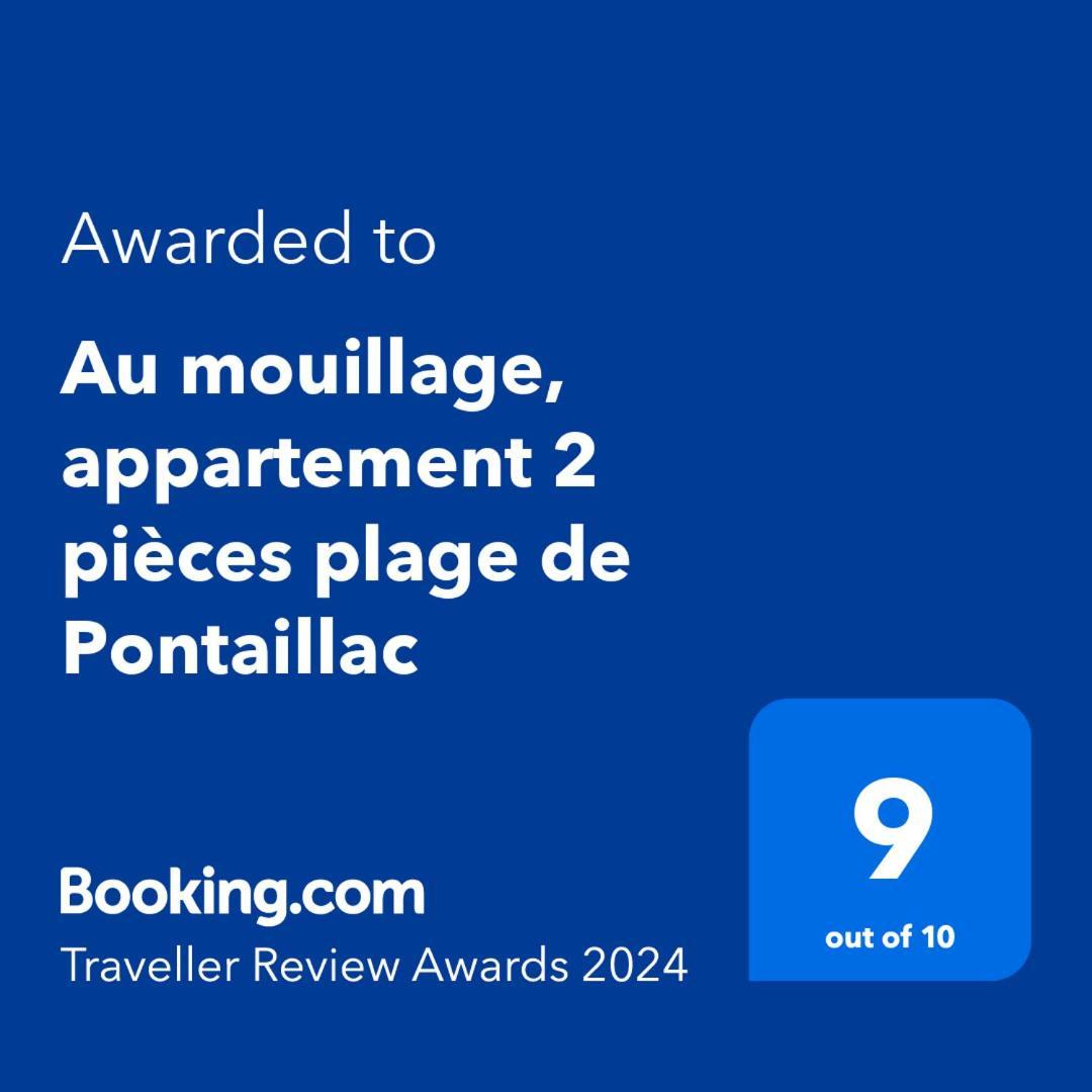 Au Mouillage, Appartement 2 Pieces Plage De Pontaillac 福克斯索梅尔 客房 照片